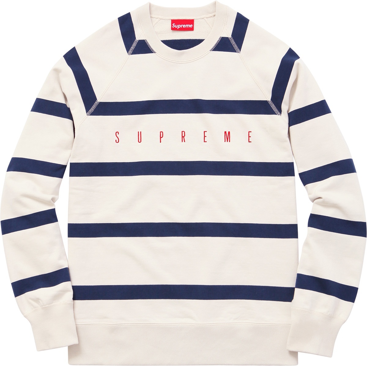 Striped Raglan Crewneck view 2